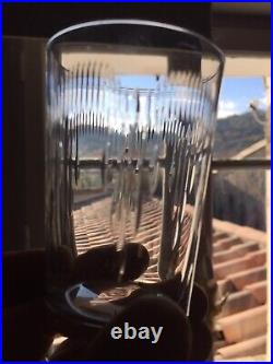 6 verres à eau en cristal de Baccarat modèle Molière