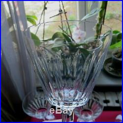 6 verres à eau en cristal de Baccarat modèle val de Loire signé 2