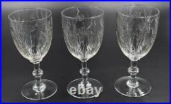 6 verres à eau en cristal de Saint Louis gravure 3216 service Talma