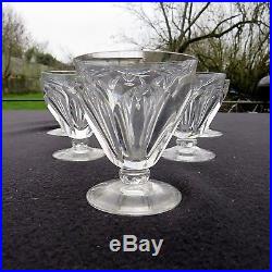 6 verres à eau en cristal de baccarat modèle Talleyrand signé