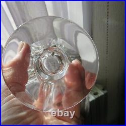 6 verres à eau en cristal de baccarat modèle Talleyrand signé H 10,8 cm