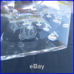 6 verres à eau en cristal de baccarat modèle harcourt signé H 15,5 cm