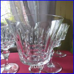 6 verres a eau en cristal de baccarat modèle piccadilly signé H 15 CM