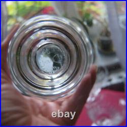 6 verres a eau en cristal de baccarat modèle piccadilly signé H 15 CM