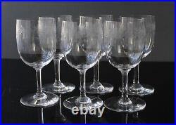 6 verres à eau en cristal de baccarat modèle sévigné H15,4 cm