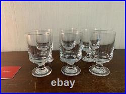 6 verres à eau modèle Diabolo en cristal de Baccarat (prix à la pièce)