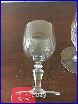 6 verres à eau modèle Renaissance en cristal de Baccarat (prix du lot 6 verres)