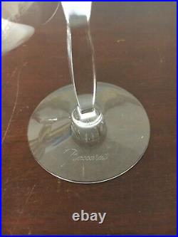 6 verres à eau modèle onde en cristal de Baccarat (prix à la pièce)