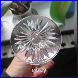 6 verres à liqueur cristal de baccarat modèle Timgad de 4 couleurs H 12,5 cm