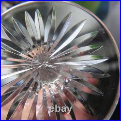6 verres à liqueur cristal de baccarat modèle Timgad de 4 couleurs H 12,5 cm