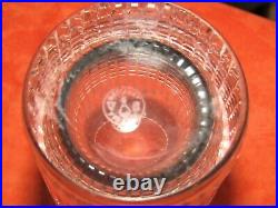 6 verres à orangeade 14 cm en cristal de baccarat modèle Nancy signé
