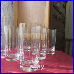 6 verres a orangeade en cristal de baccarat modèle Capri ou Montaigne signé H 14