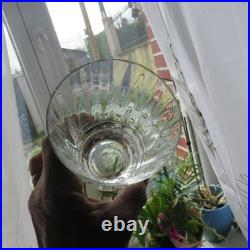 6 verres a orangeade en cristal de baccarat modèle Capri ou Montaigne signé H 14