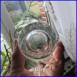 6 verres a orangeade en cristal de baccarat modèle Capri ou Montaigne signé H 14