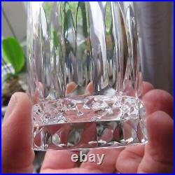 6 verres à orangeade en cristal de baccarat modèle Piccadilly H 13,8 cm signé