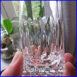 6 verres à orangeade en cristal de baccarat modèle Piccadilly H 13,8 cm signé