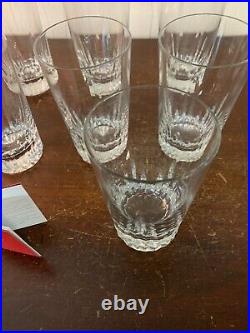 6 verres à orangeade modèle Côtes d'Azur cristal de Baccarat (prix à la pièce)