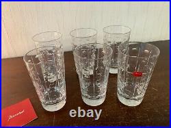 6 verres à orangeade modèle Equinoxe en cristal de Baccarat (prix à la pièce)