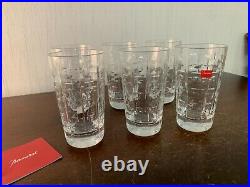 6 verres à orangeade modèle Equinoxe en cristal de Baccarat (prix à la pièce)