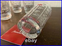 6 verres à orangeade modèle Equinoxe en cristal de Baccarat (prix à la pièce)