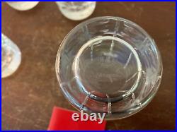 6 verres à orangeade modèle Equinoxe en cristal de Baccarat (prix à la pièce)