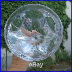 6 verres à porto en cristal de baccarat modèle harcourt H 11,5 cm L 1