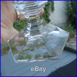 6 verres à porto en cristal de baccarat modèle harcourt H 11,5 cm L 1