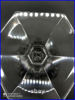 6 verres à vin Rouge en cristal de BACCARAT modèle COMPIEGNE, H 16,5 cm, signé