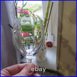 6 verres a vin blanc cristal de baccarat modèle Montaigne optique optic H 12,5 6 verres a vin blanc cristal de baccarat modèle Montaigne optique optic H 12,5