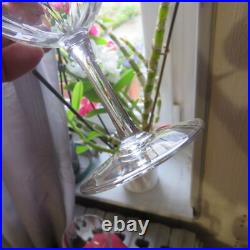 6 verres a vin blanc cristal de baccarat modèle Montaigne optique optic H 12,5 6 verres a vin blanc cristal de baccarat modèle Montaigne optique optic H 12,5