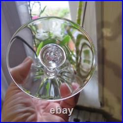 6 verres a vin blanc cristal de baccarat modèle Montaigne optique optic H 12,5 6 verres a vin blanc cristal de baccarat modèle Montaigne optique optic H 12,5