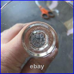 6 verres a vin blanc en cristal de baccarat modèle saint Remy signé H 17,4 cm