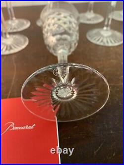 6 verres à vin blanc modèle Burgos en cristal de Baccarat (prix à la pièce)