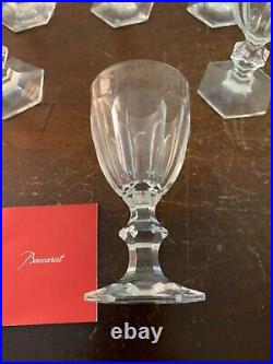 6 verres à vin blanc modèle Castiglione en cristal de Baccarat (prix à la pièce)