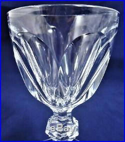 6 verres à vin cristal Baccarat Harcourt Réf A 13,6 cm wine glasses