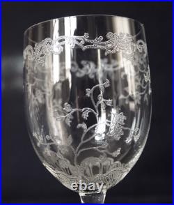 6 verres à vin cristal de Baccarat modèle Louis XV 10,9cm