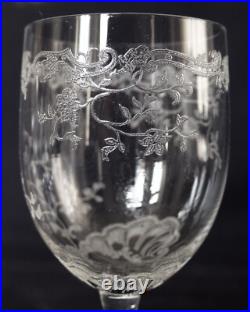6 verres à vin cristal de Baccarat modèle Louis XV 10,9cm