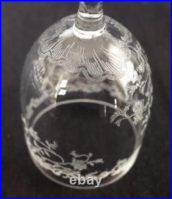 6 verres à vin cristal de Baccarat modèle Louis XV 10,9cm