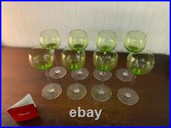6 verres à vin du Rhin en cristal de Baccarat (prix à la pièce) 6 verres à vin du Rhin en cristal de Baccarat (prix à la pièce)