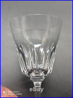 6 verres à vin en cristal de BACCARAT modèle Côte d'Azur, H 13 cm, signé