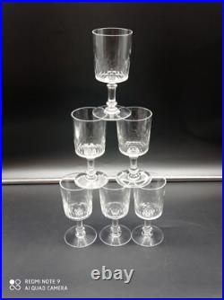 6 verres à vin en cristal de BACCARAT modèle Richelieu Champigny, 12,5cm