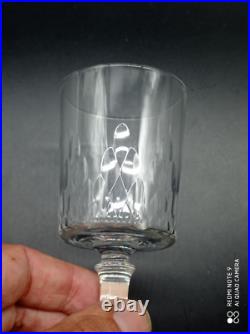 6 verres à vin en cristal de BACCARAT modèle Richelieu Champigny, 12,5cm