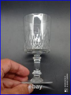 6 verres à vin en cristal de BACCARAT modèle Richelieu Champigny, 12,5cm