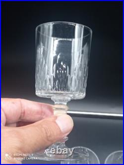 6 verres à vin en cristal de BACCARAT modèle Richelieu Champigny, 12,5cm