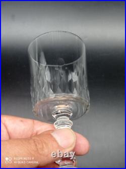 6 verres à vin en cristal de BACCARAT modèle Richelieu Champigny, 12,5cm