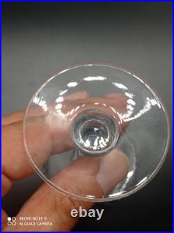 6 verres à vin en cristal de BACCARAT modèle Richelieu Champigny, 12,5cm