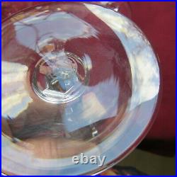 6 verres a vin en cristal de Baccarat modèle Austerlitz signé