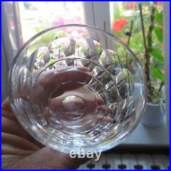 6 verres a vin en cristal de Baccarat modèle charmes H 6,2 cm signé