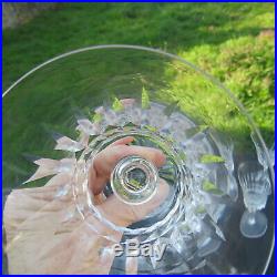 6 verres a vin en cristal de baccarat modèle Buckingham signé H 12,6 cm
