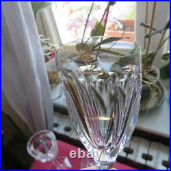 6 verres a vin en cristal de baccarat modèle Compiègne H 14,5 cm signé